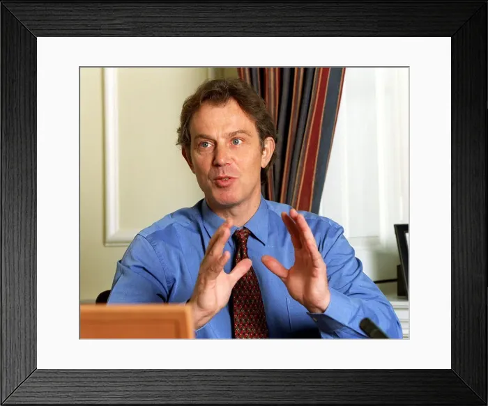 Framed Print : Tony Blair Prime Minister January 1999 Framed Print : Tony Blair Prime Minister January 1999