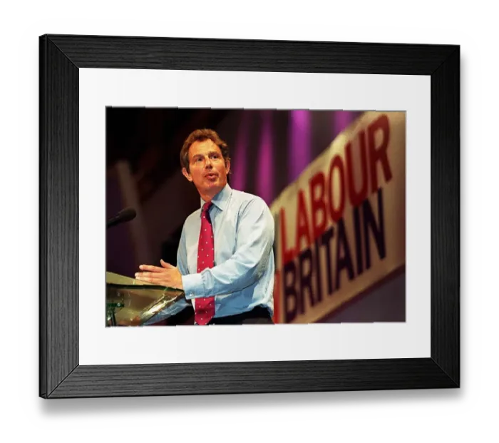 Framed Print : Tony Blair Prime Minister during a Question and Answer session at the Labour Party Framed Print : Tony Blair Prime Minister during a Question and Answer session at the Labour Party