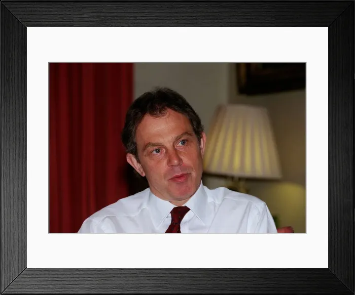 Framed Print : Tony Blair Prime Minister April 1998