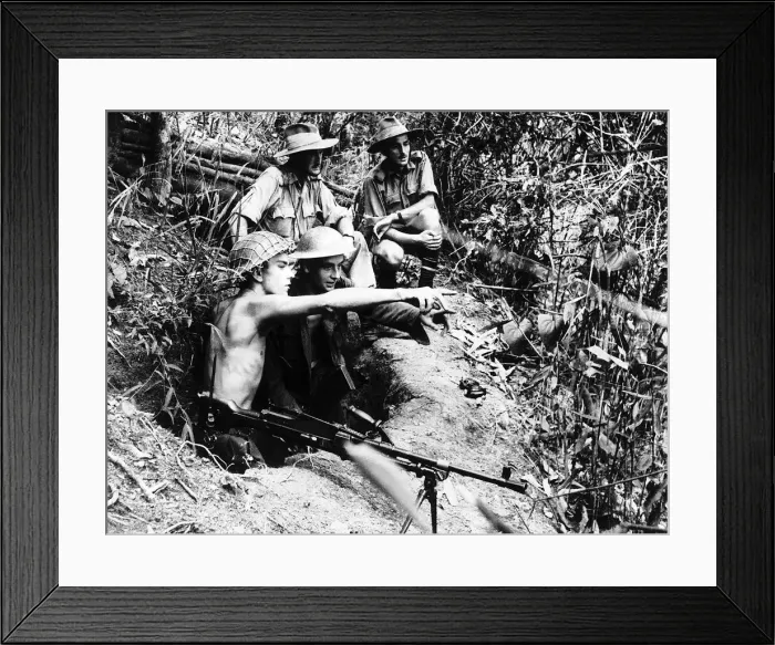 Framed Print : Men of RAF Regiment in Burma Leading aircraftmen A Nickson Framed Print : Men of RAF Regiment in Burma Leading aircraftmen A Nickson