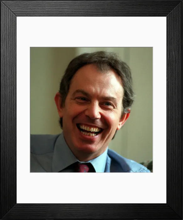 Framed Print : Tony Blair MP Prime Minister during interview March 1998 at 10 Downing Street Framed Print : Tony Blair MP Prime Minister during interview March 1998 at 10 Downing Street
