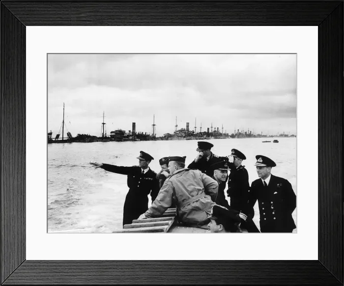 Framed Print : Normandy Invasion 1944 Rear Admiral Sir Philip Vian Admiral Sir Bertram H Ramsay Framed Print : Normandy Invasion 1944 Rear Admiral Sir Philip Vian Admiral Sir Bertram H Ramsay