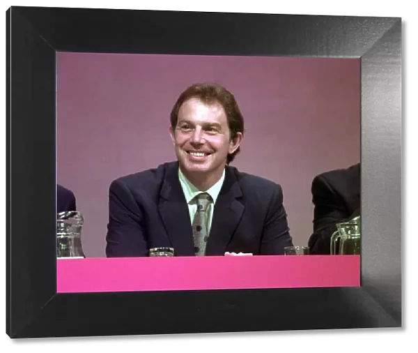 Prime Minister Tony Blair September 1997 at the Labour Party Conference at Brighton