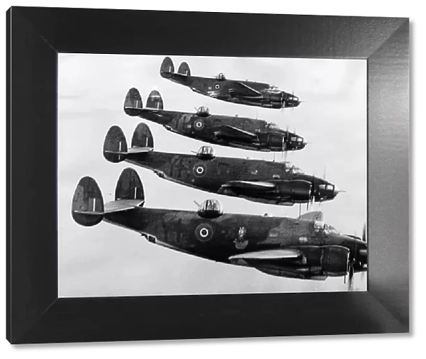 WW2 The Ventura Britains latest January 1943 reconnaissance bombers on flight to enemy