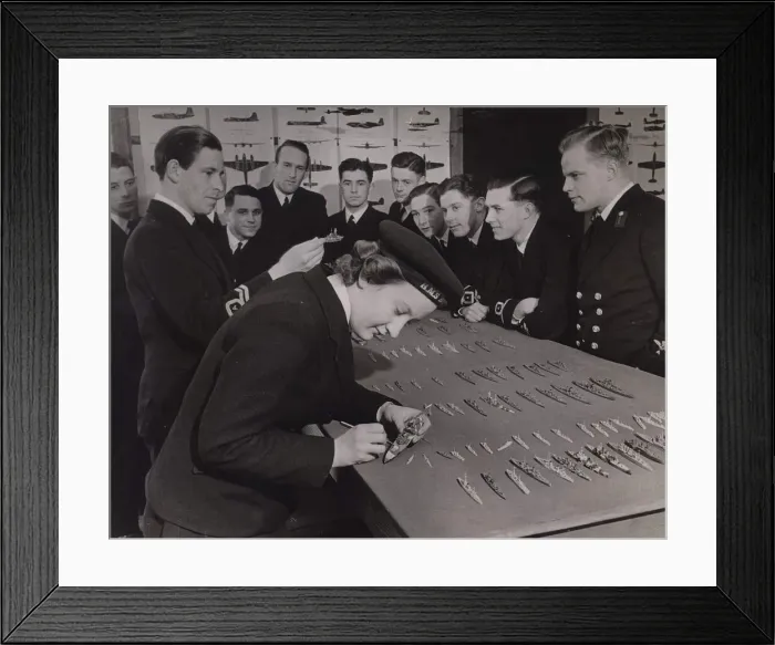 Framed Print : Fleet Air Arm Fighter school HMS Heron training This Wren Framed Print : Fleet Air Arm Fighter school HMS Heron training This Wren