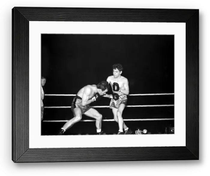 Framed Print : Dai Dower (right) v Nazzareno Gianelli Framed Print : Dai Dower (right) v Nazzareno Gianelli