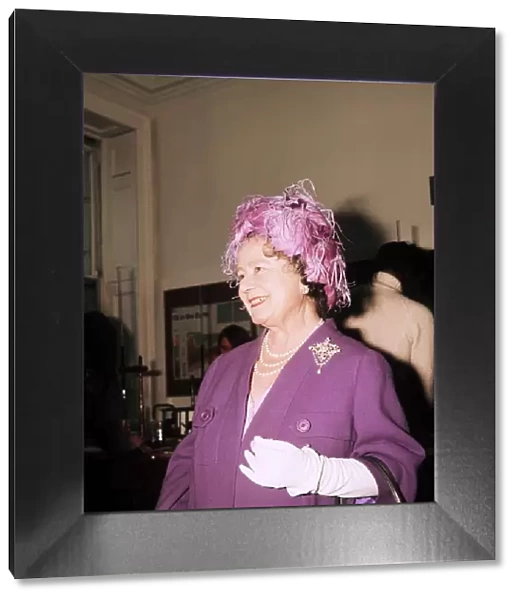 The Queen Mother visits Queens College, March 1972 Harley Street, London