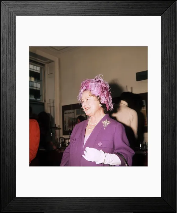Framed Print : The Queen Mother visits Queens College, March 1972 Harley Street, London Framed Print : The Queen Mother visits Queens College, March 1972 Harley Street, London