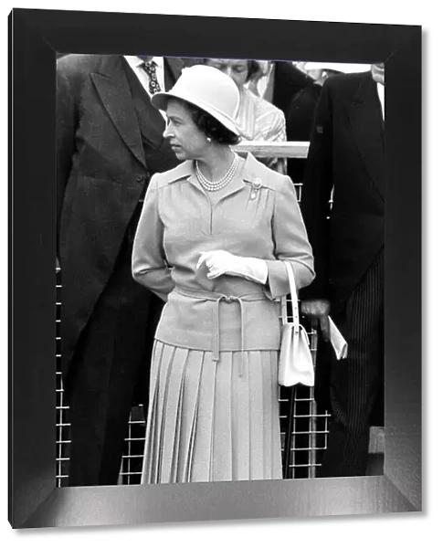 Queen Elizabeth II The Derby, Epsom, June 1978 The Queen at the Derby