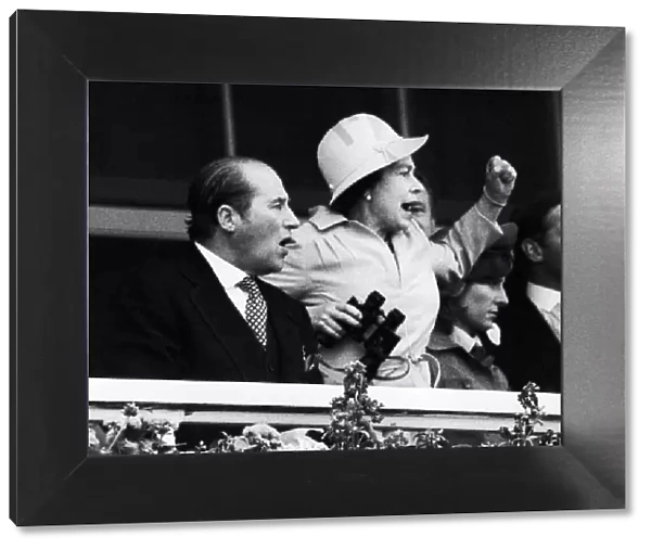 Queen Elizabeth II at The Derby Epsom June 1978 Ilford £