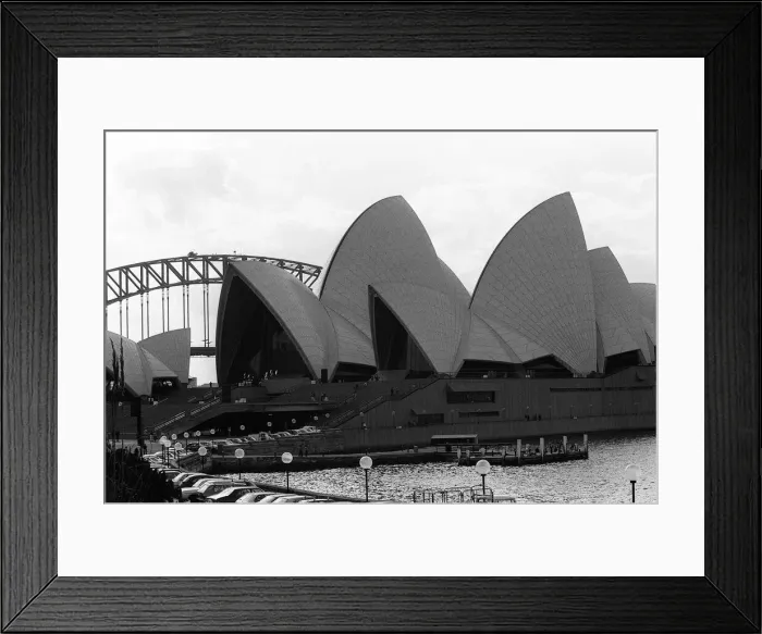 Framed Print : Sydney Opera House - Sydney Australia - 1982 Framed Print : Sydney Opera House - Sydney Australia - 1982