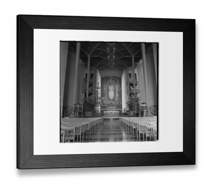 Framed Print : Coventry Cathedral May 1961
