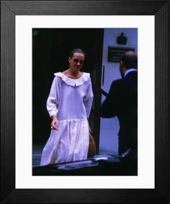 Framed Print : Princess Michael of Kent December 1985 when she was going into hospital Framed Print : Princess Michael of Kent December 1985 when she was going into hospital