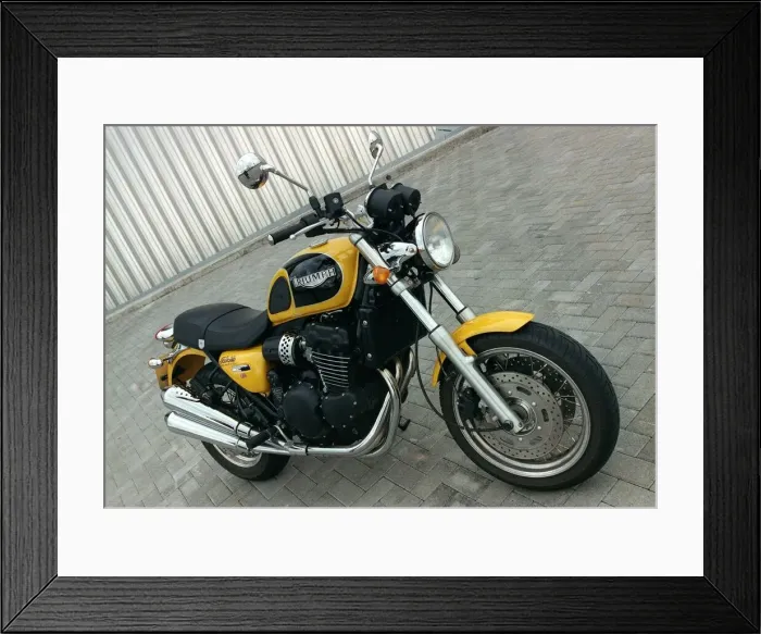Framed Print : Truimph Thunderbird motorcycle May 1998 Framed Print : Truimph Thunderbird motorcycle May 1998
