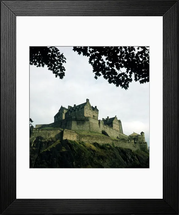 Framed Print : Edinburgh Castle, Scotland circa 1975 Framed Print : Edinburgh Castle, Scotland circa 1975