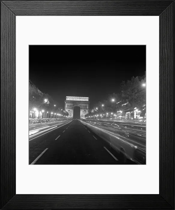 Framed Print : Arc de Triomph in Paris, France - Jun 1965 Framed Print : Arc de Triomph in Paris, France - Jun 1965