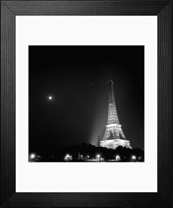 Framed Print : Eiffel Tower in Paris, France - Jun 1965
