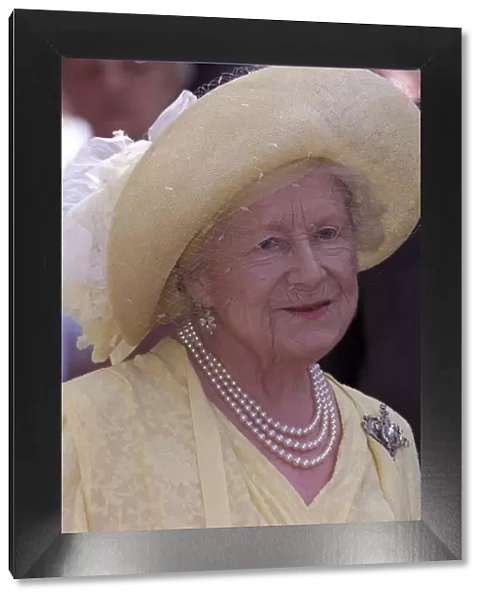 The Queen Mother Celebrates Her 99th Birthday in August 1999 Britain