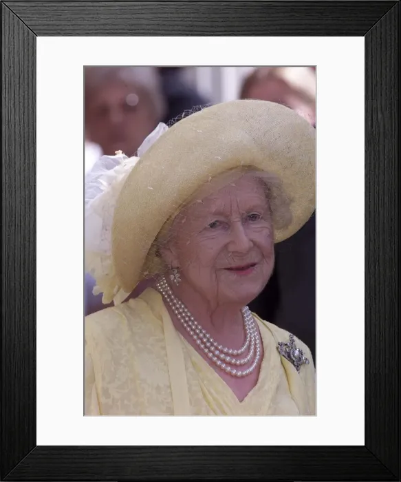 Framed Print : The Queen Mother Celebrates Her 99th Birthday in August 1999 Britain Framed Print : The Queen Mother Celebrates Her 99th Birthday in August 1999 Britain