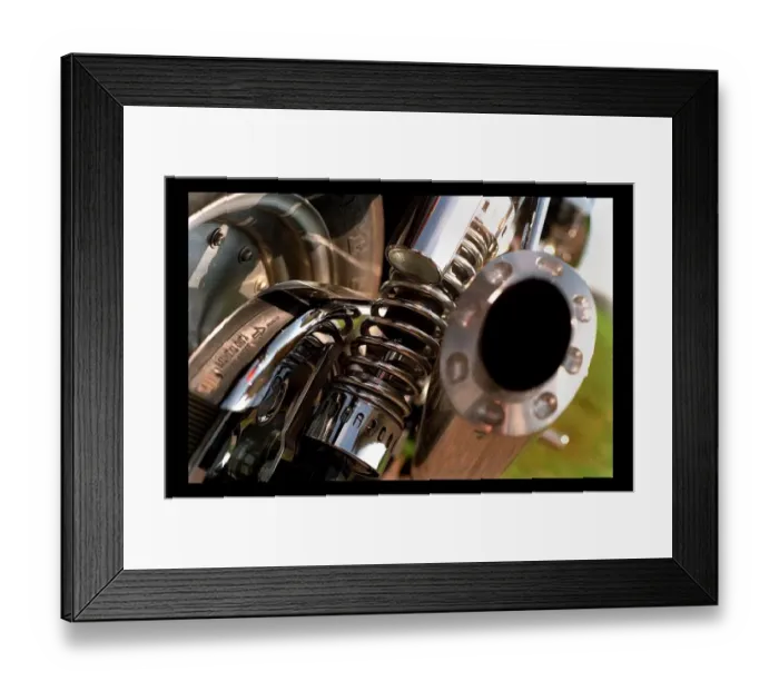 Framed Print : Harley Davidson motorbike June 1998 exhaust Framed Print : Harley Davidson motorbike June 1998 exhaust