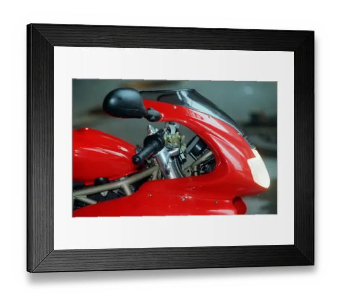 Framed Print : DUCATI 900ss January 1999 Fairing motorcyle motorbike