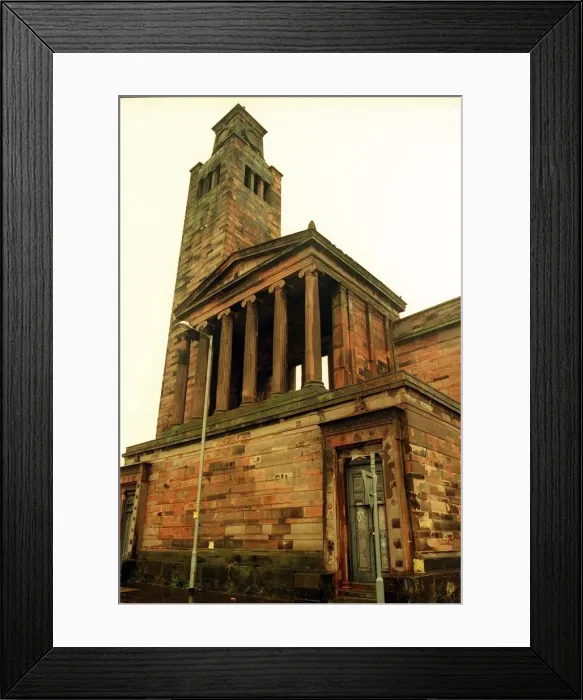 Framed Print : Greek Thomson church Glasgow January 1999 city of architecture feature Framed Print : Greek Thomson church Glasgow January 1999 city of architecture feature