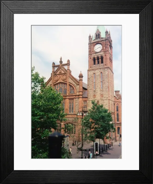Framed Print : Londonderry Guild Hall circa 1999 Framed Print : Londonderry Guild Hall circa 1999