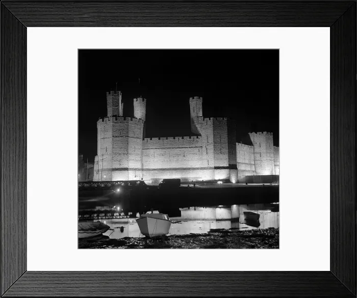 Framed Print : Caernavon Castle June 1969 A©mirrorpix Framed Print : Caernavon Castle June 1969 A©mirrorpix