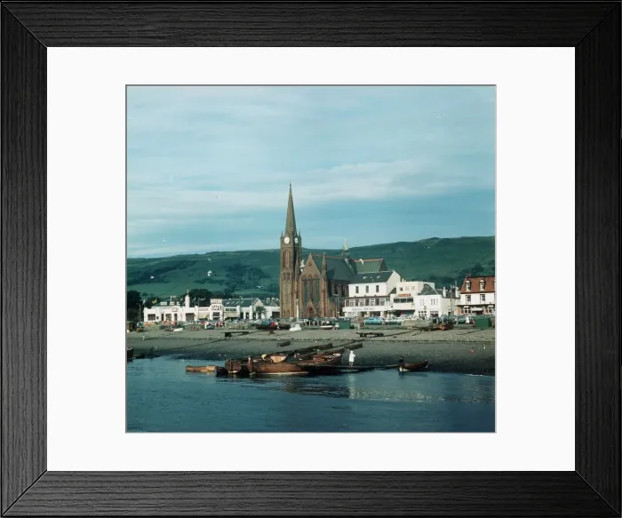 Framed Print : Largs Nardinis CafAoe Scotland 1976