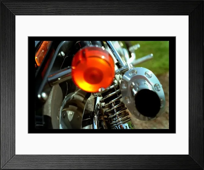 Framed Print : Harley Davidson motorbike June 1998 exhaust Framed Print : Harley Davidson motorbike June 1998 exhaust