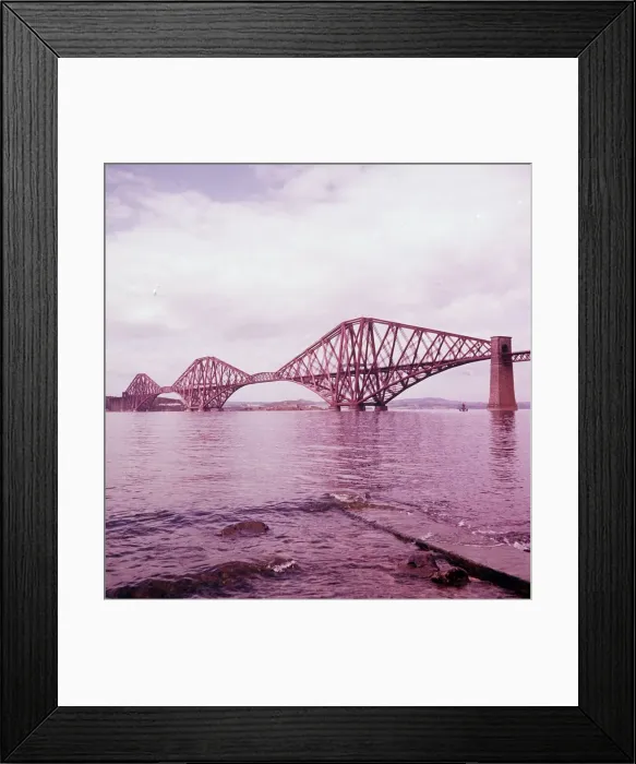 Framed Print : Forth Railway Bridge Scotland 1961 Framed Print : Forth Railway Bridge Scotland 1961