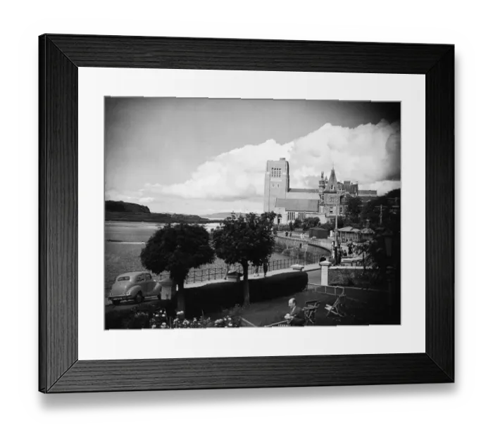 Framed Print : The Church in Oban on the north west coast of Scotland 1951 Framed Print : The Church in Oban on the north west coast of Scotland 1951