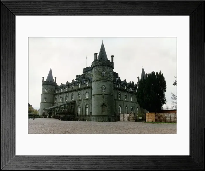Framed Print : Inveraray Castle in Scotland 1995 Framed Print : Inveraray Castle in Scotland 1995