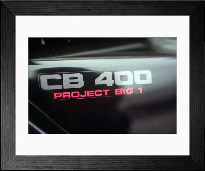 Framed Print : Honda CB 400 Motorbike Project Big 1 Japanese import October 1997 Framed Print : Honda CB 400 Motorbike Project Big 1 Japanese import October 1997