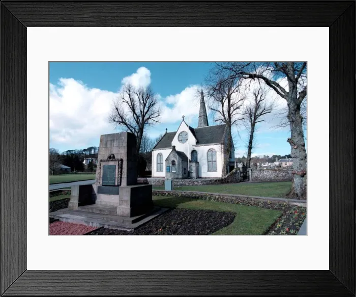 Framed Print : West Linton in Peebles-shire May 1999