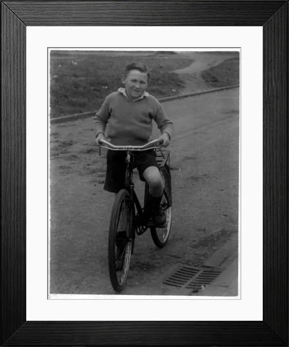 Framed Print : Bill Kidd (Now Aged 60) of 110 Brockburn Rd Flat 62 Framed Print : Bill Kidd (Now Aged 60) of 110 Brockburn Rd Flat 62