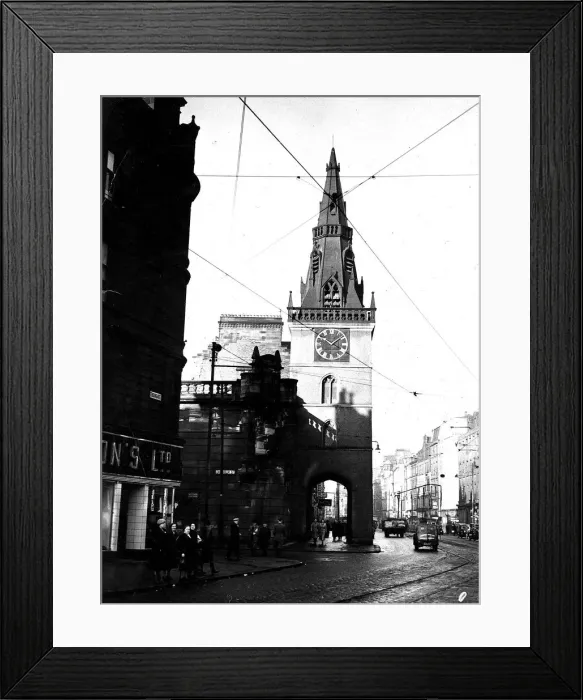 Framed Print : Tron Church Steeple Glasgow Trongate Argyle Street Framed Print : Tron Church Steeple Glasgow Trongate Argyle Street