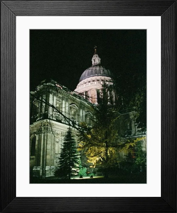 Framed Print : Saint Pauls Cathedral London at night Framed Print : Saint Pauls Cathedral London at night