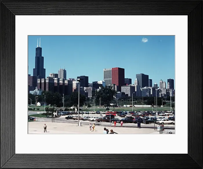 Framed Print : Central Chicago Illinois United States of America