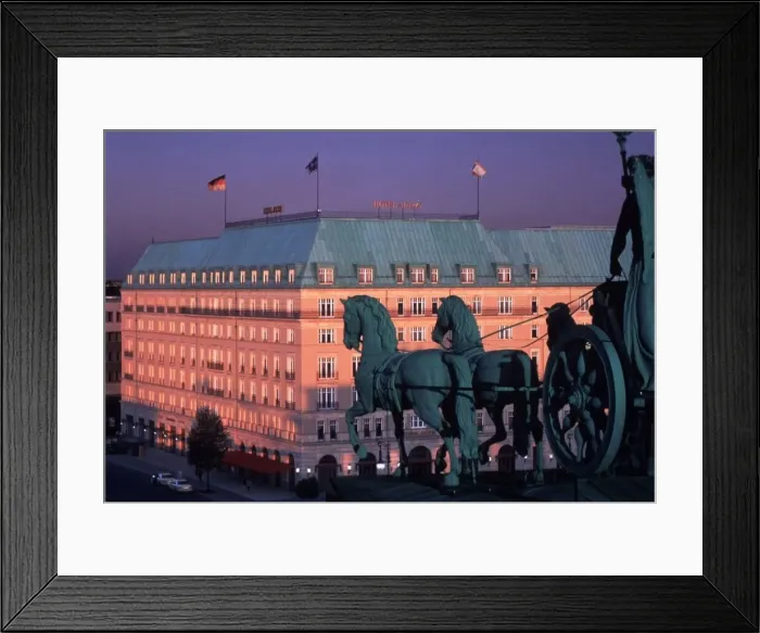 Framed Print : The Adlon Hotel in Berlin March 1999 Framed Print : The Adlon Hotel in Berlin March 1999
