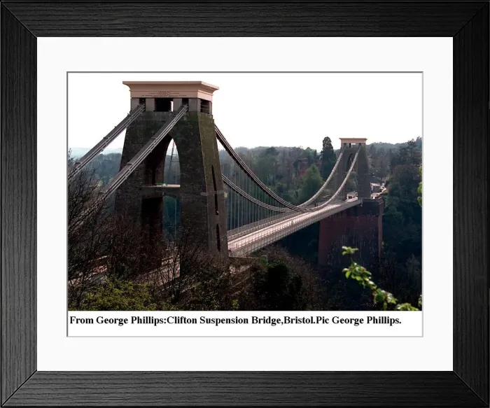 Framed Print : Clifton Suspension Bridge Bristol Framed Print : Clifton Suspension Bridge Bristol