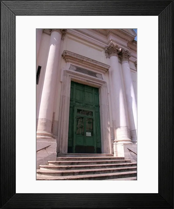 Framed Print : Italy Rome Church Entrance Framed Print : Italy Rome Church Entrance