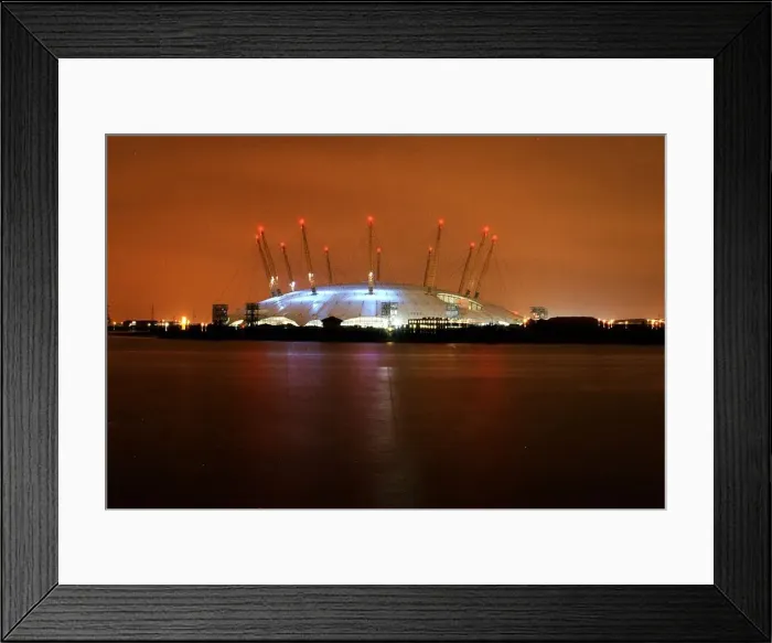 Framed Print : Millennium Dome at 7 am on December 31st 1998 Framed Print : Millennium Dome at 7 am on December 31st 1998