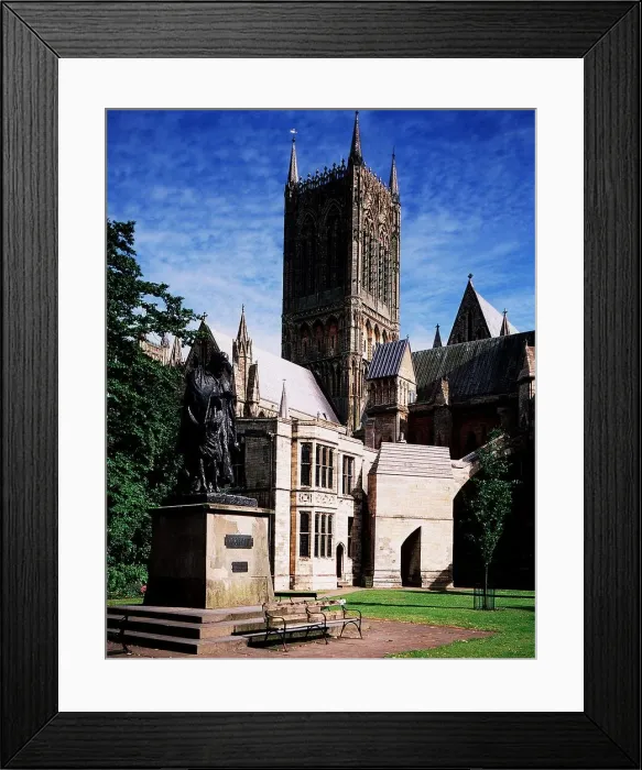 Framed Print : Lincoln Cathedral Lincolnshire circa 1997 Framed Print : Lincoln Cathedral Lincolnshire circa 1997