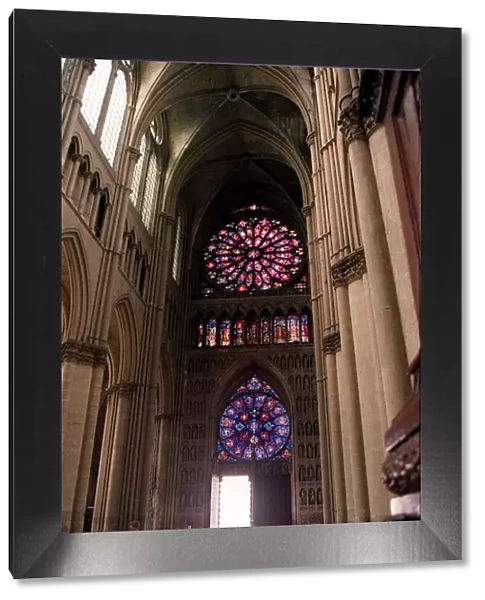 France Reims Rheims Cathedral Interior