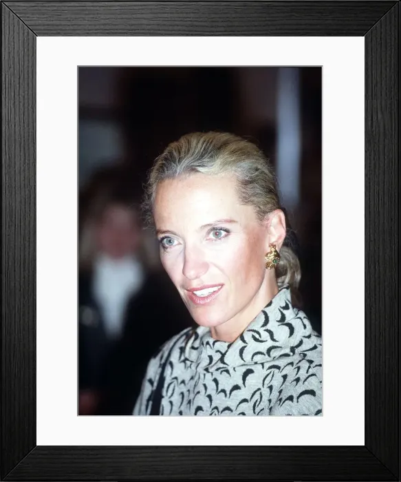 Framed Print : Princess Michael of Kent at the Mall Galleries February 1987 Framed Print : Princess Michael of Kent at the Mall Galleries February 1987