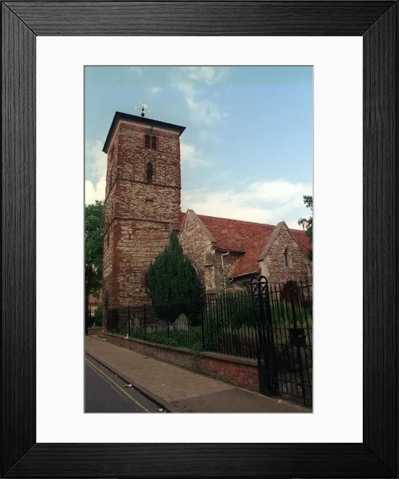 Framed Print : Buildings Church which is now a museum in the town of Colchester Framed Print : Buildings Church which is now a museum in the town of Colchester