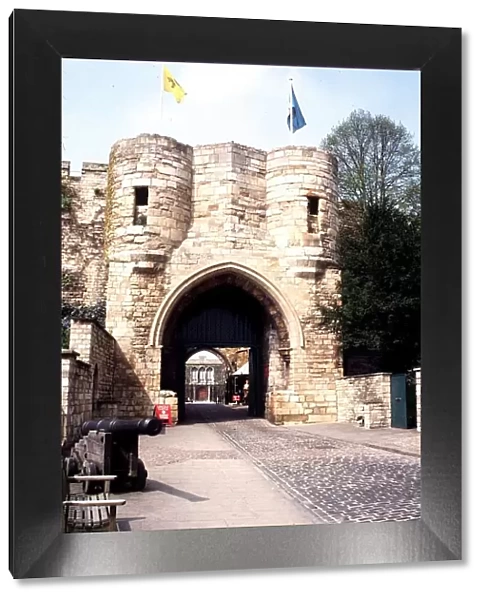 Lincoln Castle East Gate Lincolnshire MSI circa 1985