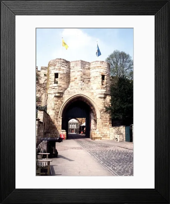 Framed Print : Lincoln Castle East Gate Lincolnshire MSI circa 1985 Framed Print : Lincoln Castle East Gate Lincolnshire MSI circa 1985