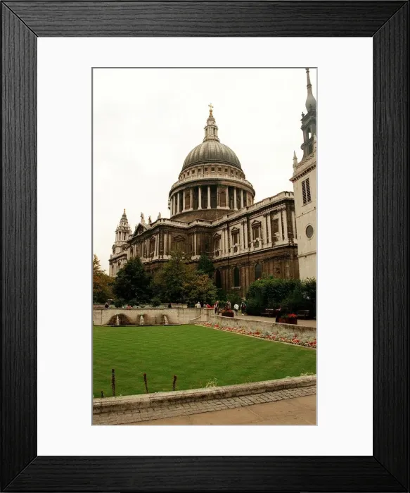 Framed Print : Saint Pauls Cathedral London September 1996 St Pauls Framed Print : Saint Pauls Cathedral London September 1996 St Pauls